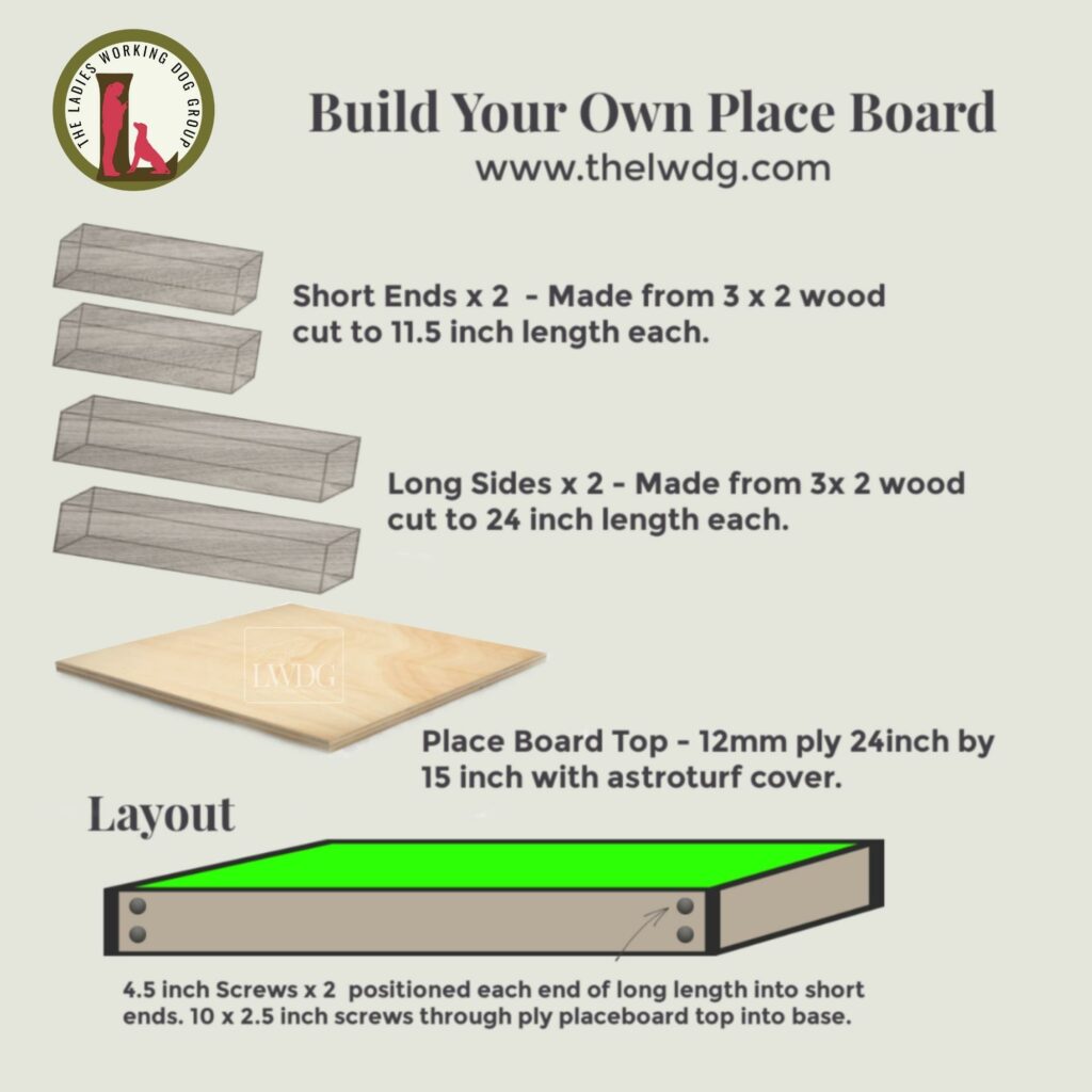 Dog sales place board